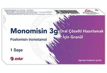 MONOMISIN 3 G ORAL COZELTI HAZIRLAMAK ICIN GRANUL (1 SASE)